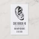 Recherche de audiologist cartes visite Oreille