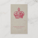 Recherche de couronne vintage cartes visite Illustration