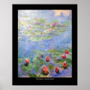 Recherche de nymphe posters Claude monet