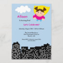 Recherche de super héros anniversaire invitations Superhero