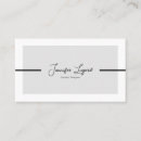 Recherche de art contemporain cartes visite Classique contemporain jolie typographie