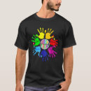 Recherche de signe main tshirts Sensibilisation