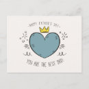Recherche de fête des pères heureuse cartes postales Papa