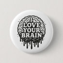 Recherche de cerveaux badges Zombie