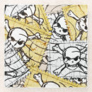 Recherche de crâne vintage dessous de verres Crâne à sucre