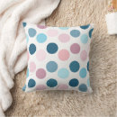 Recherche de pois colorés coussins Motif
