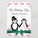 Recherche de pingouin mariage invitations Amusement