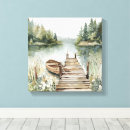 Recherche de lac impressions sur toile Moderne