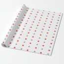Recherche de point polka papier cadeau Rouge