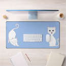 Recherche de visage bleu tapis souris Chats