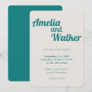 Recherche de turquoises de mariage invitations Bleu