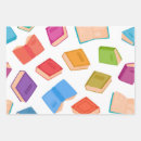 Recherche de motif de livres papier cadeau Bibliothèque