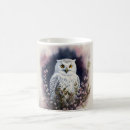 Recherche de hibou neigeux tasses Animaux