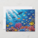 Recherche de poissons tropicaux cartes postales Vie marine