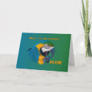 Recherche de humour perroquet vœux cartes Macaw