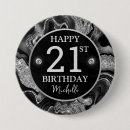 Recherche de anniversaire argenté badges Noir