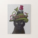Recherche de chats noirs puzzles Animaux de compagnie mignons