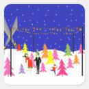 Recherche de noël rétro autocollants Pour tous