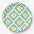 Recherche de motif ikat assiettes Moderne
