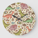 Recherche de motif dinosaure horloges Illustration