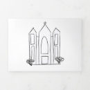 Recherche de temple vœux cartes Simple
