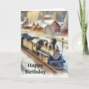 Recherche de train anniversaire cartes Pour lui