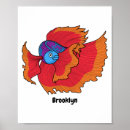 Recherche de poissons de betta posters Animal