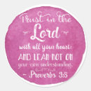 Recherche de proverbes 3 autocollants Chrétien