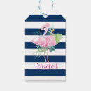 Recherche de flamingo étiquettes cadeau Tropical