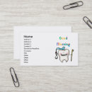 Recherche de dentiste drôle cartes visite Mignon