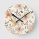 Recherche de motif floral vintage horloges Pêche