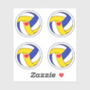Recherche de joueur de volleyball autocollants Sports