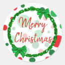 Recherche de pois rouge et blanc autocollants Noël