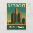 Recherche de detroit michigan cartes postales Architecture