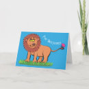 Recherche de lion africain vœux cartes Animal