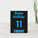Recherche de 11 ans vœux cartes Garçon d'anniversaire