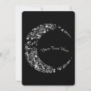 Recherche de lune blanche invitations Lune de croissant
