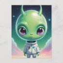 Recherche de alien vert cartes postales Drôle