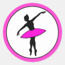 Recherche de silhouette autocollants Danseuse