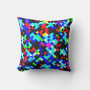 Recherche de mosaïque multicolore coussins Moderne