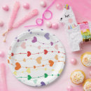 Recherche de motif girly assiettes en papier Jeune fille