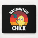 Recherche de navette tapis souris Badminton drôle
