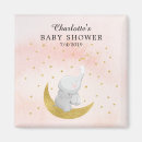 Recherche de lapin rose magnets Baby shower