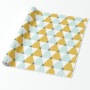 Recherche de motif géométrique moderne papier cadeau Triangles
