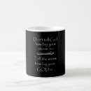 Recherche de prière chrétienne tasses Typographie