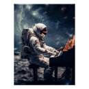 Recherche de astronaute posters Surréaliste