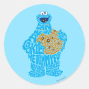 Recherche de cookie monster sesame st autocollants Monstre de cookies