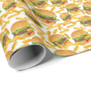 Recherche de hamburger papier cadeau Frites