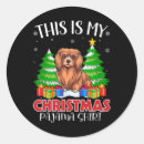 Recherche de lhasa apso autocollants Noël