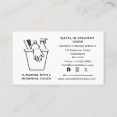 Recherche de janitorial cartes visite Domestique